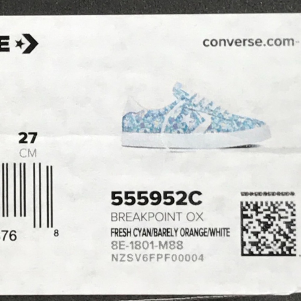 Converse Breakpoint Oxford Fresh Cyan Shoes - Picture 8 of 8